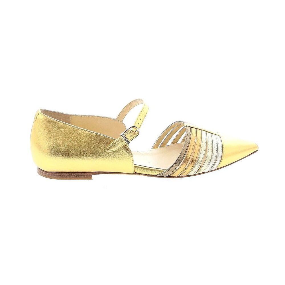 Sarah Flint Aet d'orsay metallic flats